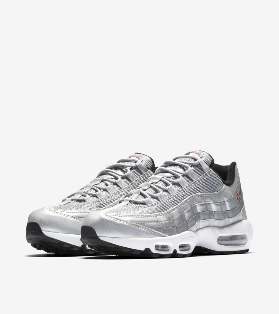 ナイキ エア マックス 95 プレミアム 'Metallic Silver'. Nike SNKRS JP