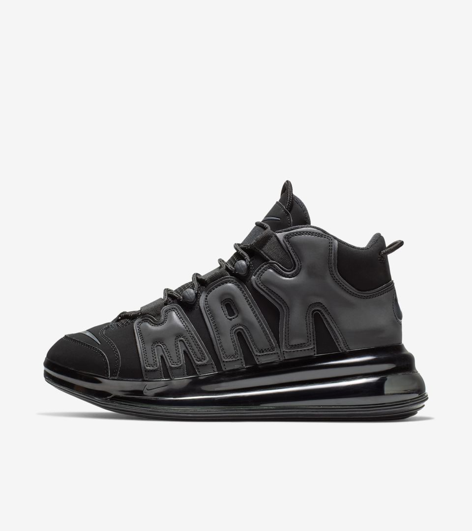 Nike Air More Uptempo 720 QS 1 'Black' Release Date