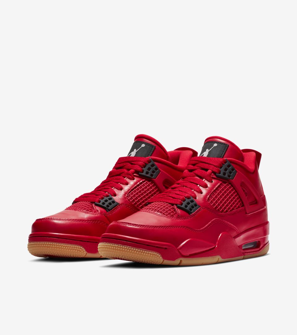Women's Air Jordan 4 'Fire Red & Black' Release Date. Nike ...