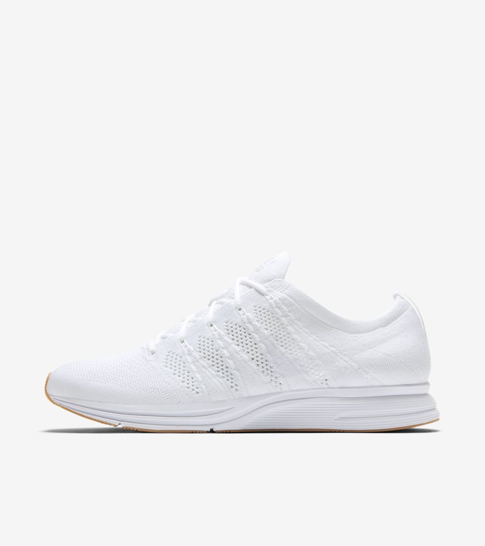flyknit trainers white