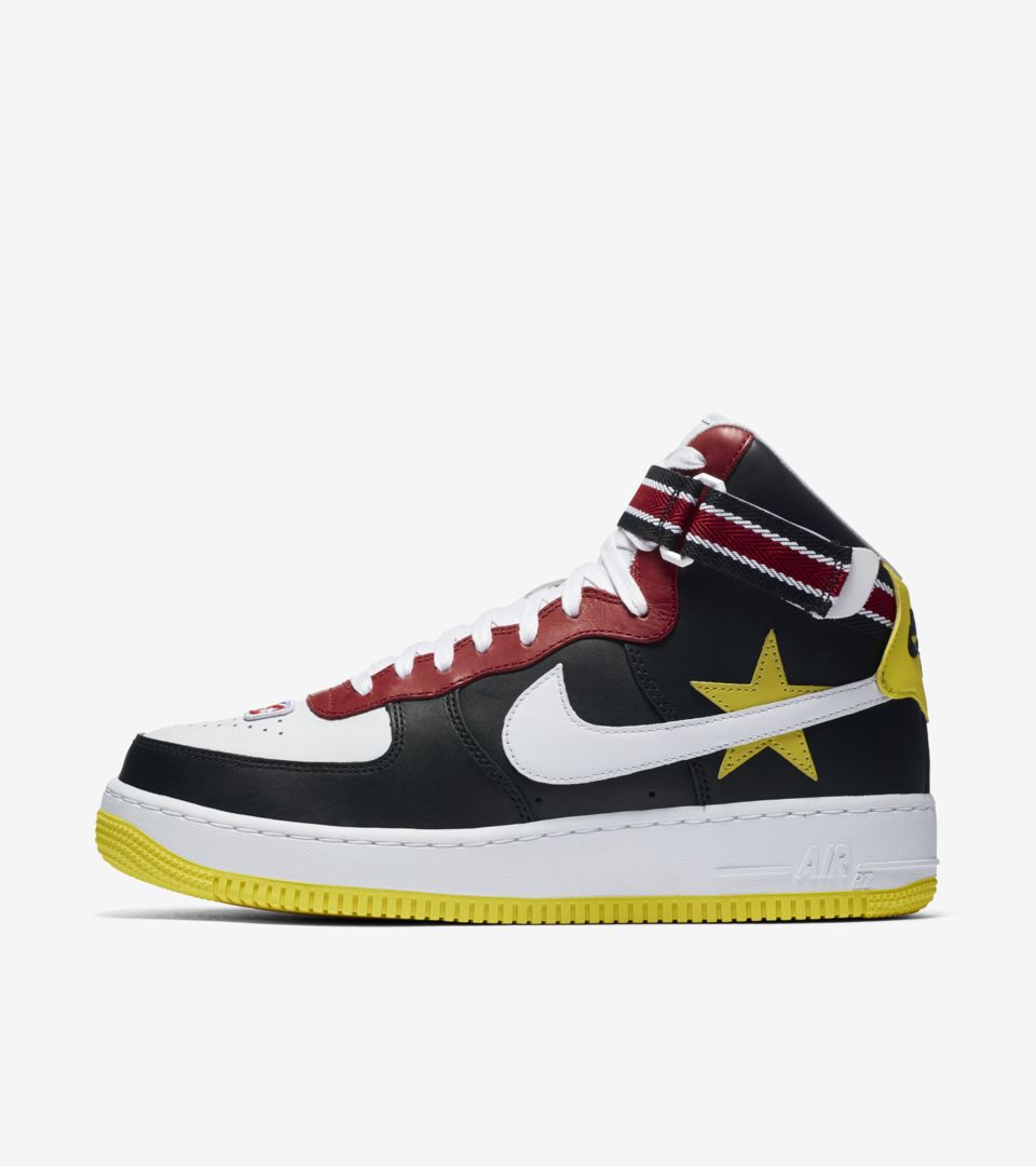 Nike Air Force 1 High x RT 'Gym Red & Opti Yellow' Release Date 