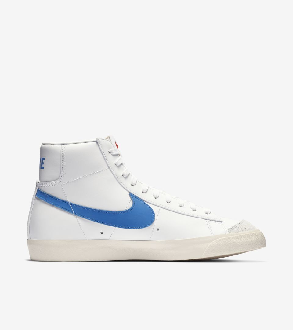 nike blazer mid 77 blue swoosh