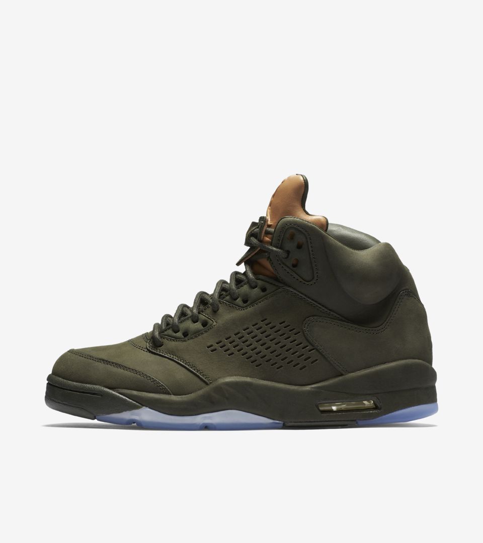 Air Jordan 5 Retro 'Sequoia u0026amp; Vachetta Tan'. Nike SNKRS GB