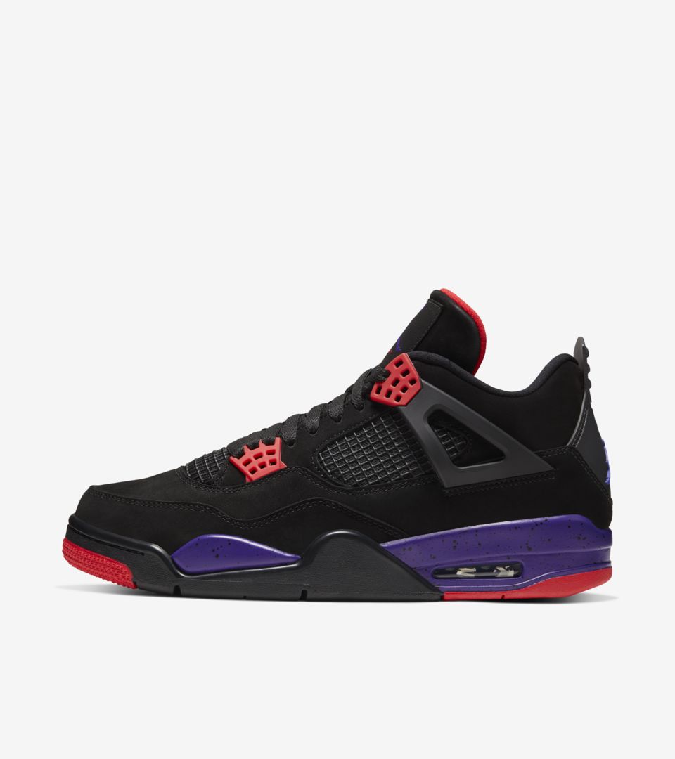 Air Jordan 4 'Black/Court Purple' Release Date. Nike SNKRS