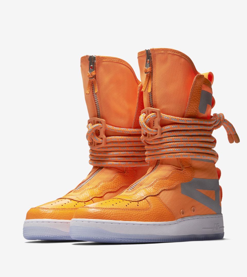 nike air force orange high