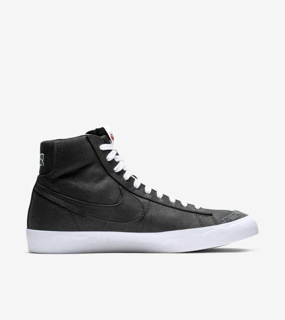 nike blazer black canvas