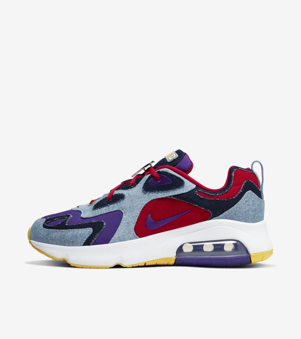 purple and red nikes