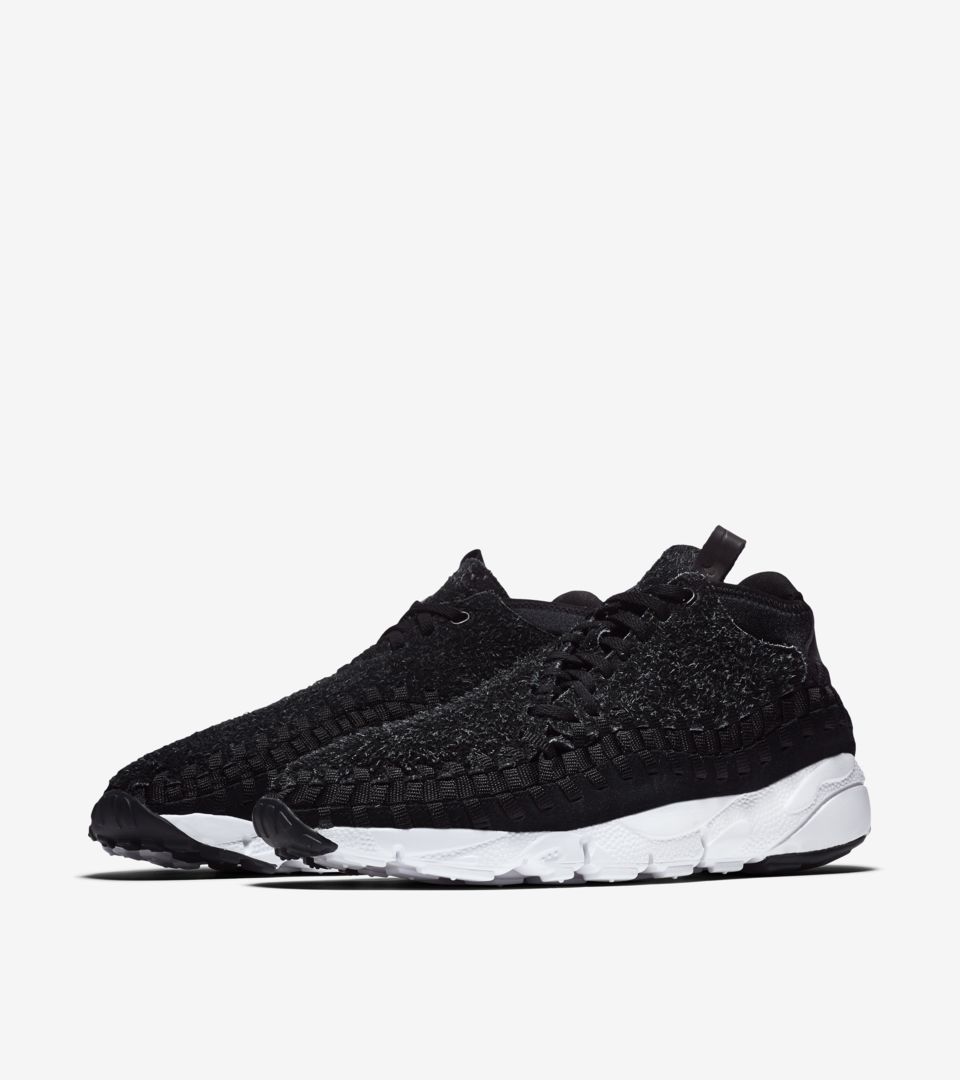 nike footscape woven chukka black