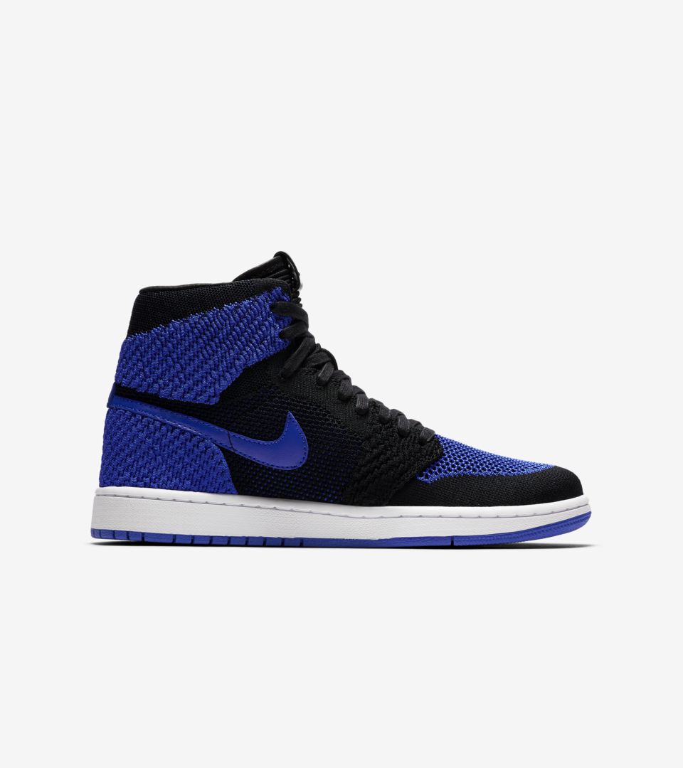 NIKE公式】エア ジョーダン 1 AJ1 レトロ HIGH フライニット 'Black ...