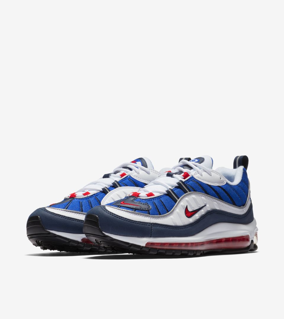 royal blue and red air max