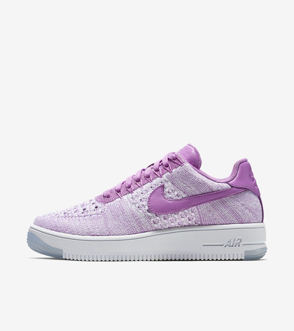 nike air force 1 flyknit pink