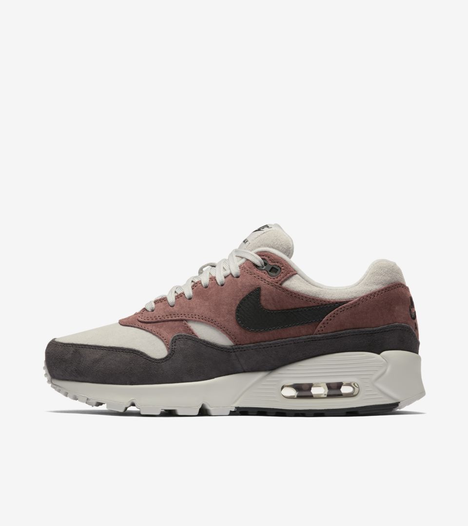 Women's Air Max 90/1 'Red Sepia & Oil Grey' Release Date. Nike