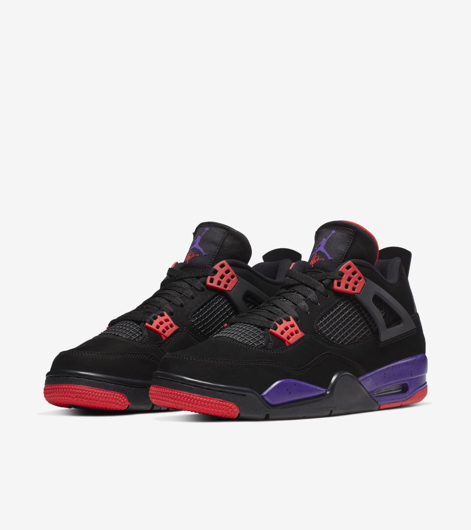 Air Jordan 4 'Black/Court Purple 