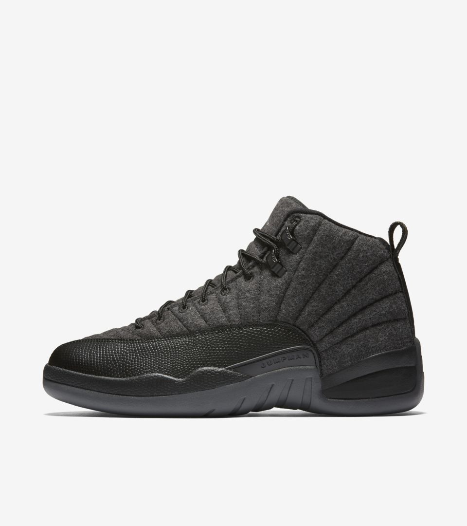 jordan 12 wool grey