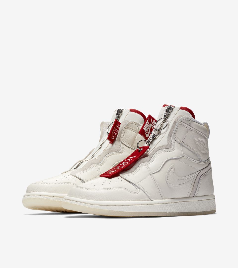 Women's Air Jordan I High Zip AWOK 'Sail' Release Date. Nike SNKRS