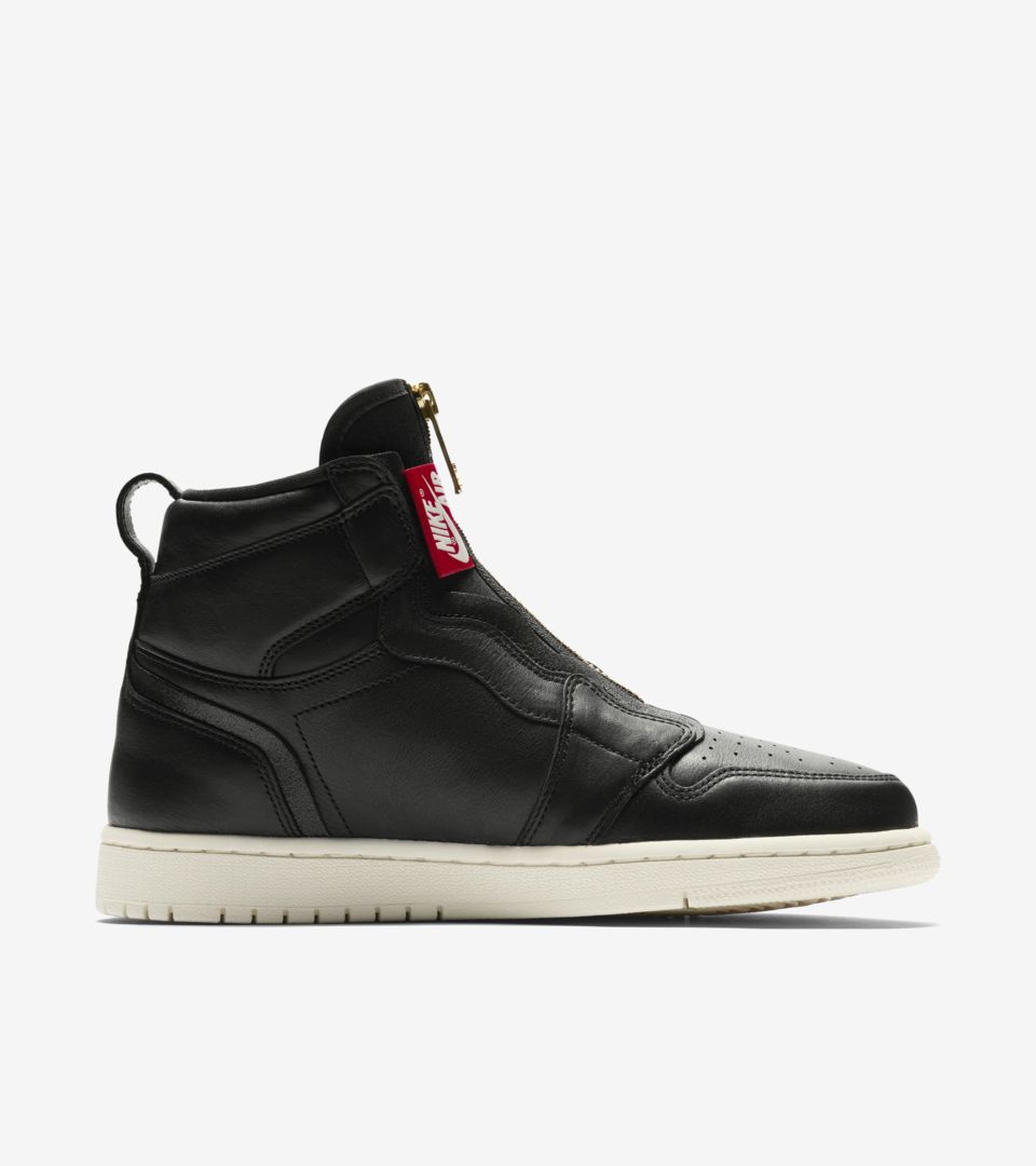 Women's Air Jordan 1 High Zip 'Black 