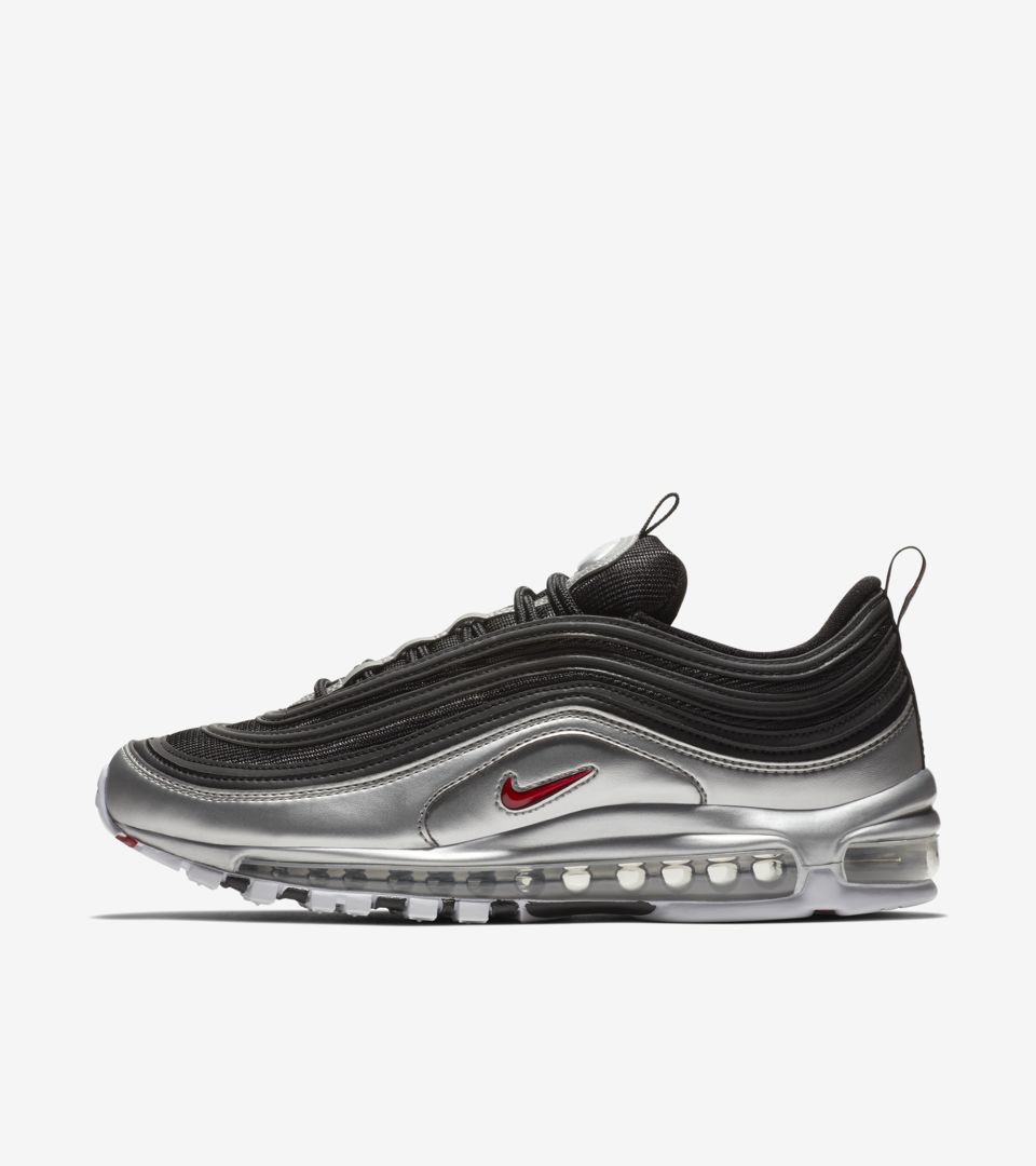 lobby Blind Qualification Nike Air Max 97 'Metallic Silver & Black' Release Date. Nike SNKRS