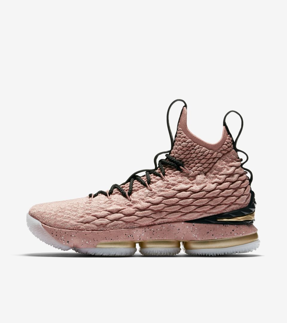 Nike Lebron 15 'Rust Pink & Metallic Gold' Release Date. Nike SNKRS GB