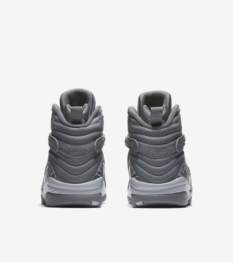 Air jordan 8 wolf on sale grey