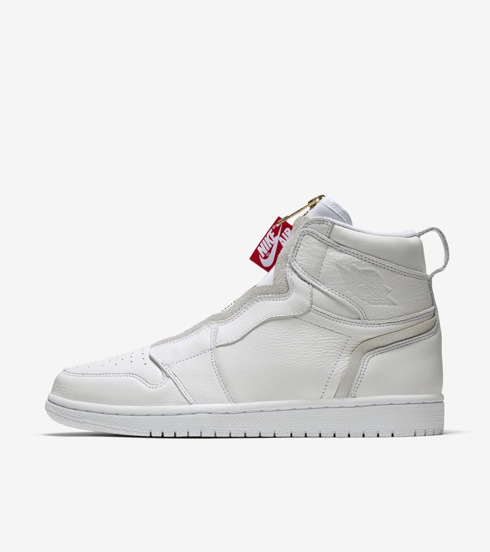 Women's Air Jordan 1 High Zip 'White 