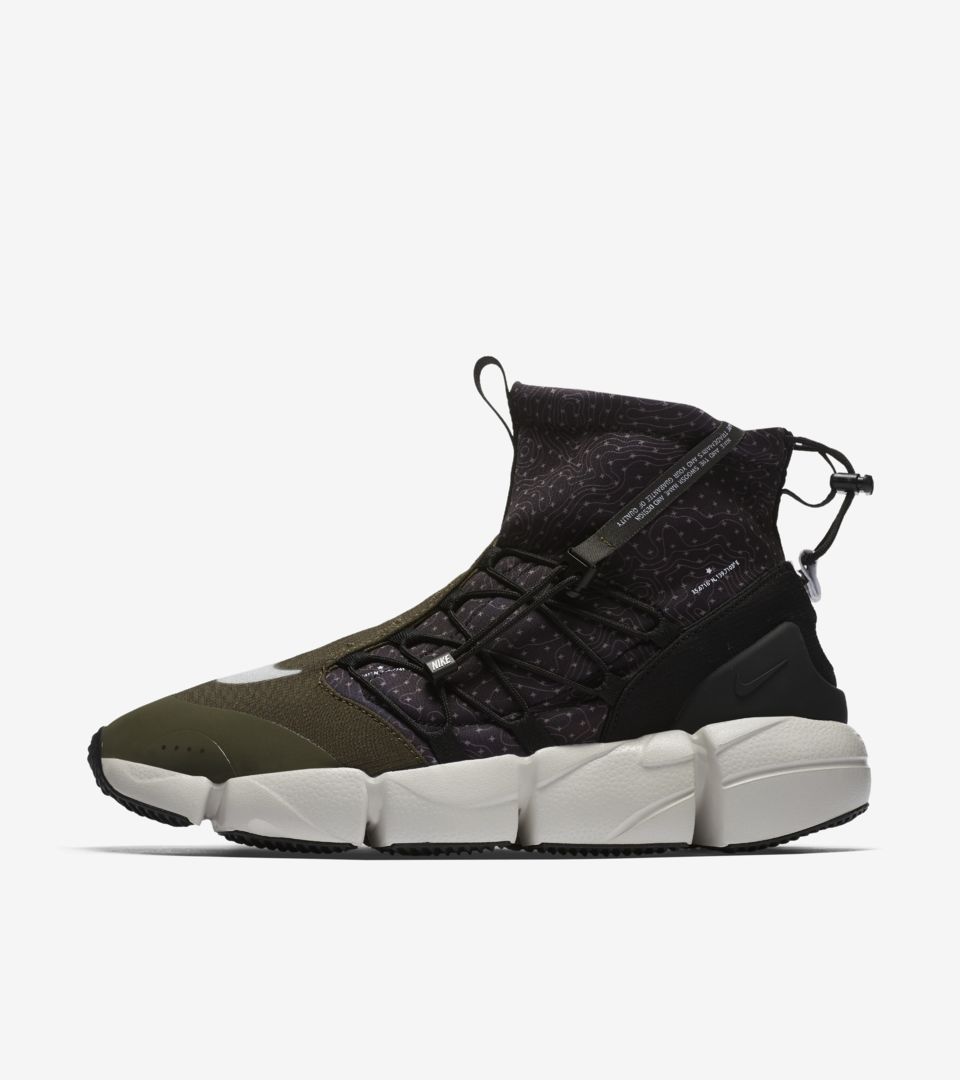 Nike Air Footscape Mid Utility Black Cargo Khaki Release Date. Nike SNKRS