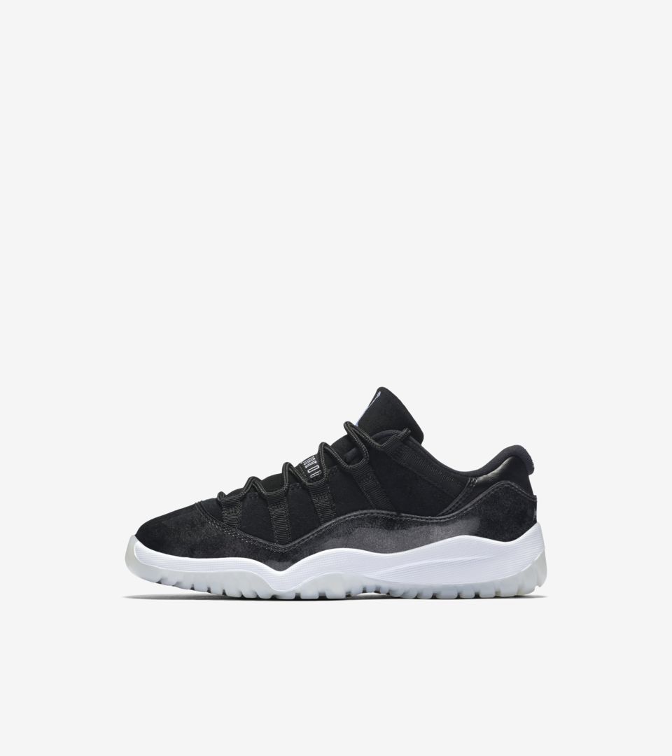 jordan 11 black and white low