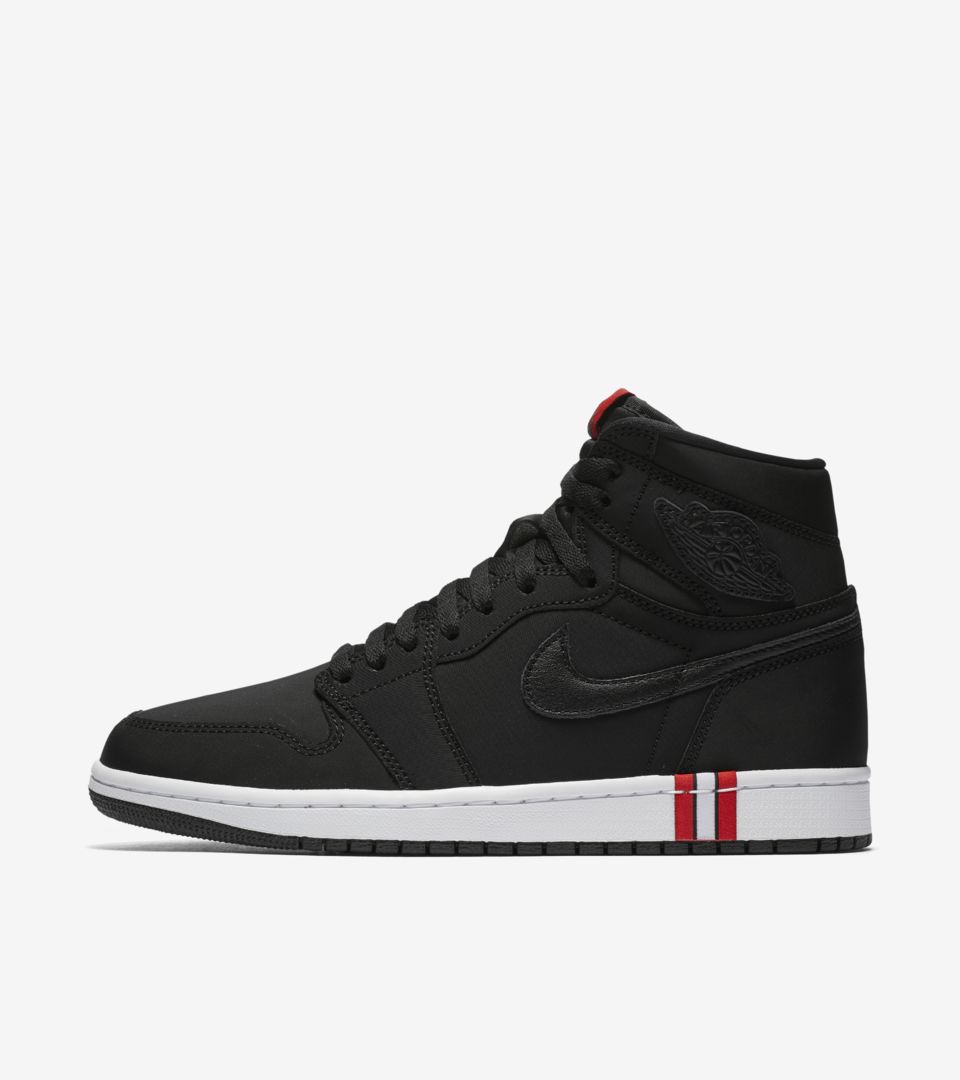 NIKE公式】エア ジョーダン 1 PSG 'Black and Challenge Red' (AR3254-001 / AJ1 RETRO HI  OG BCFC). Nike SNKRS JP