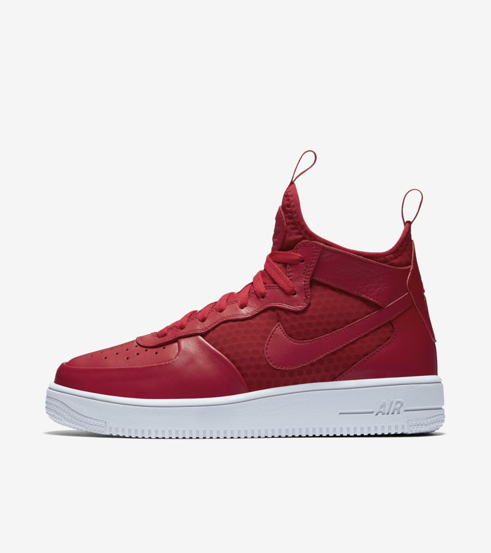all red air force ones mid