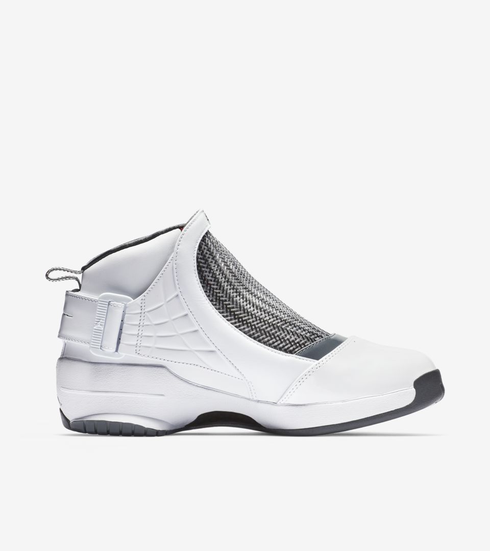 Air Jordan 19 'Flint Grey \u0026 White \u0026 Chrome' Release Date. Nike SNKRS