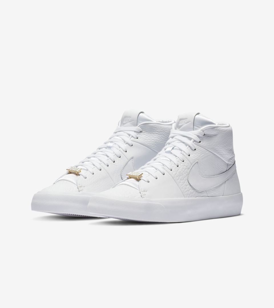Royal Blazer Qs \'Triple Nike Date. White\' Nike Release SNKRS