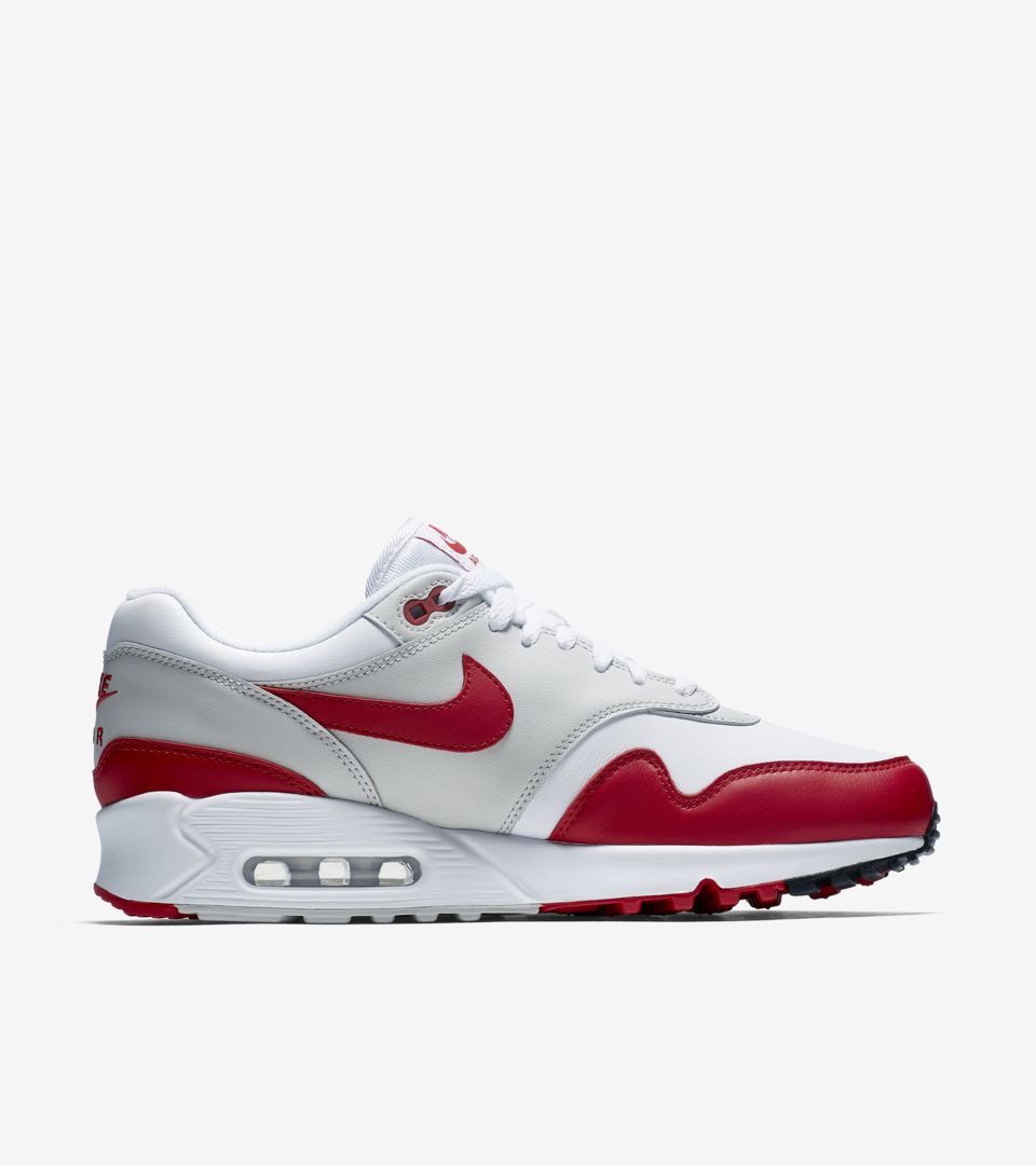 Nike Air Max 90/1 'White  University Red' Release Date. Nike SNKRS