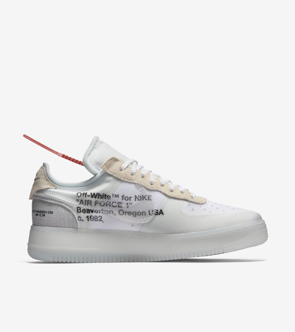 靴/シューズnike airforce 1 offwhite the ten 27.0cm - スニーカー