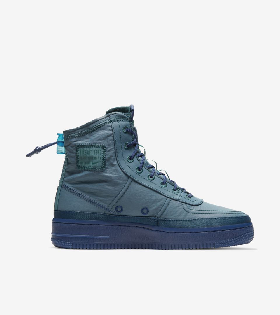 Women's Air Force 1 Shell 'Midnight Turquoise' Release Date. Nike SNKRS