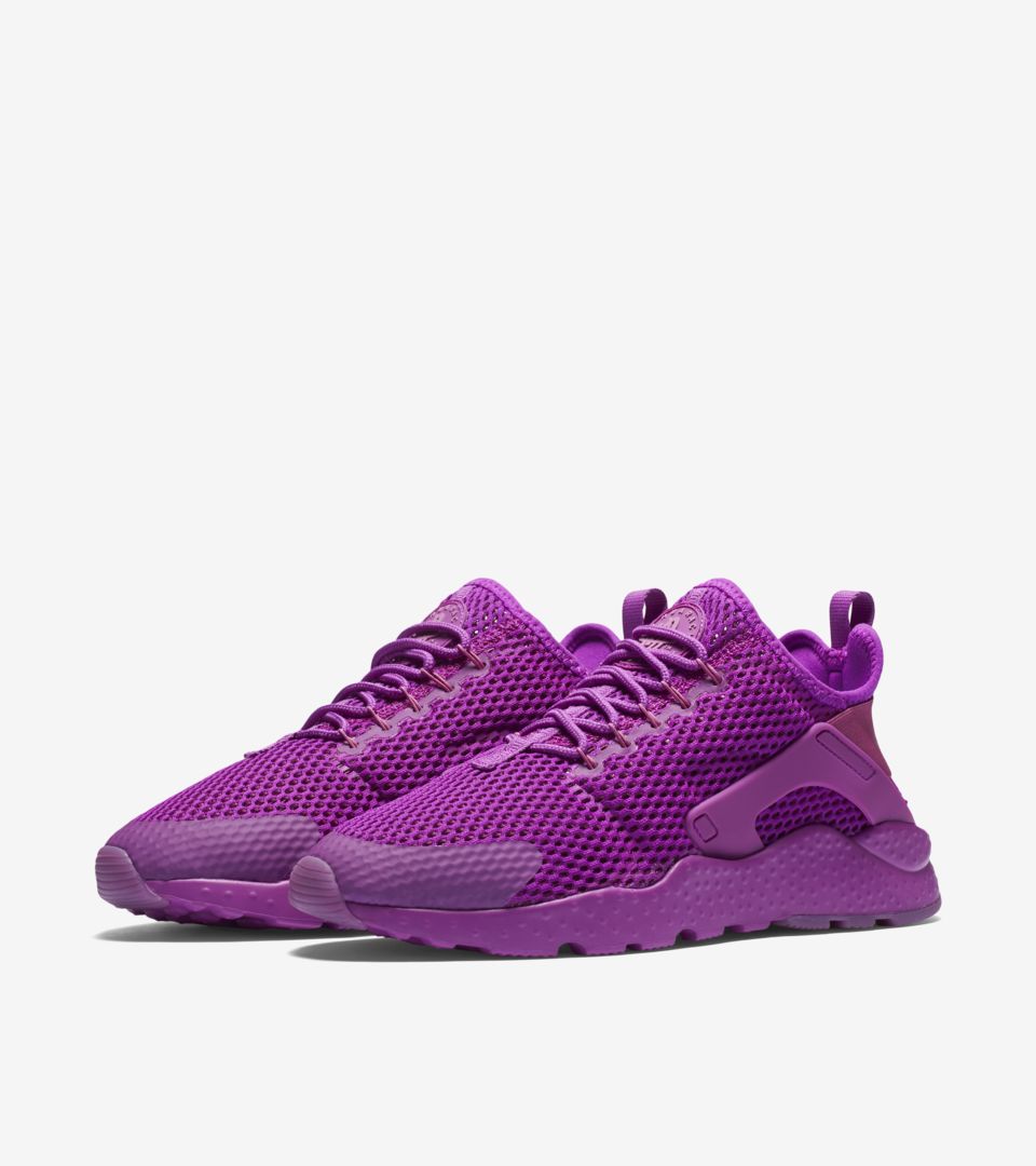 purple huaraches womens