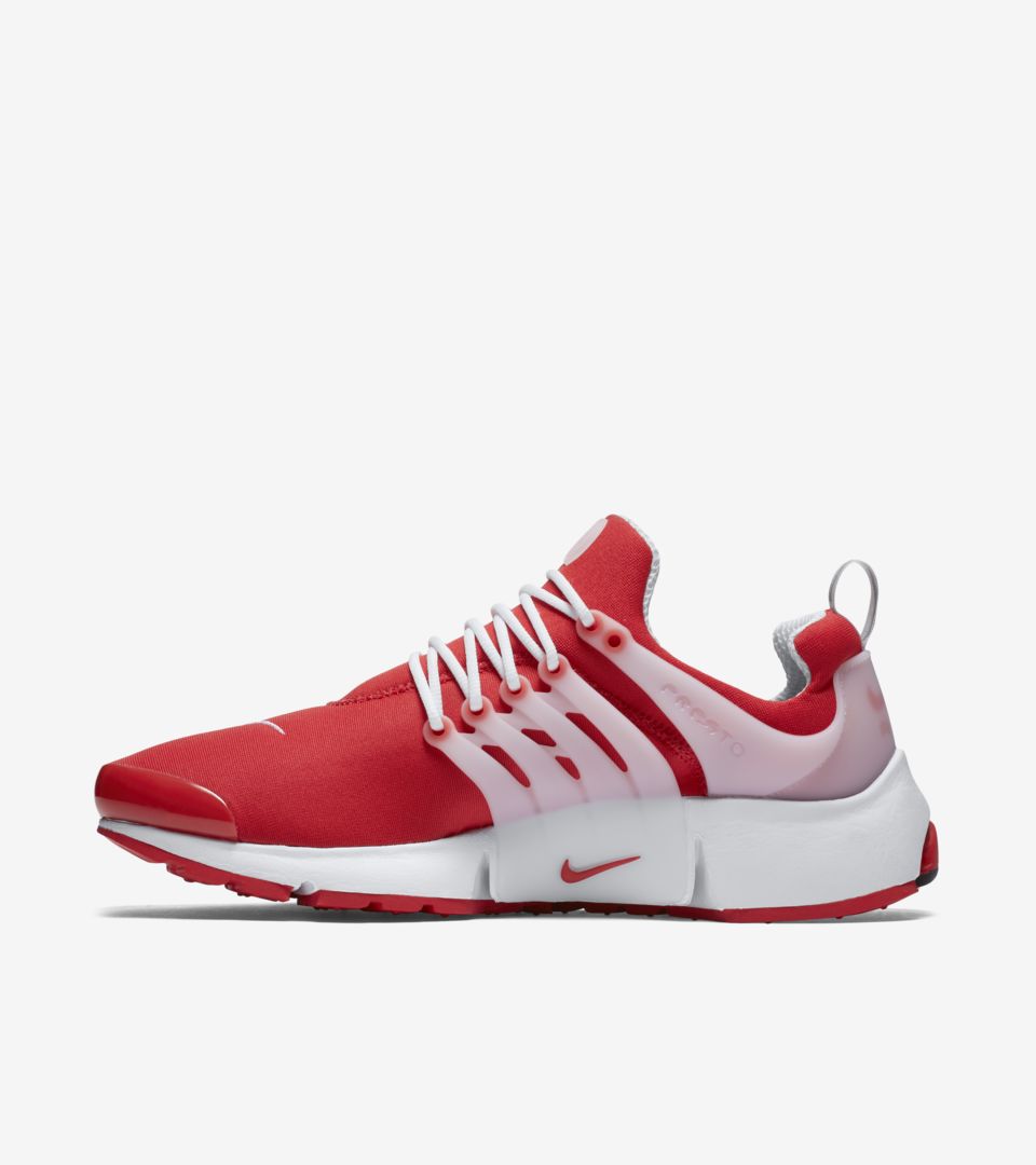 nike air presto red and white
