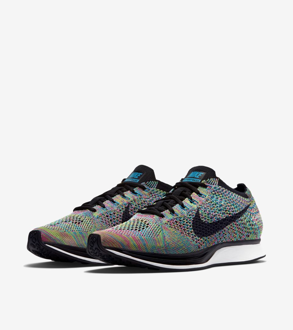 fleksibel R Andesbjergene Nike Flyknit Racer 'Multi' 2017. Nike SNKRS