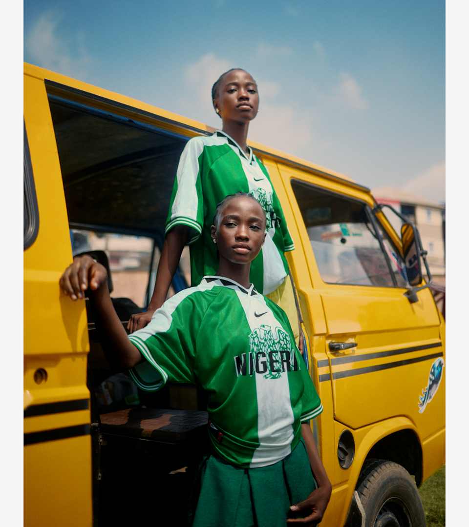 Nigeria 1996 Neuauflage Nike Replika-Fußballtrikot mit Dri-FIT-Technologie (Herren) Image