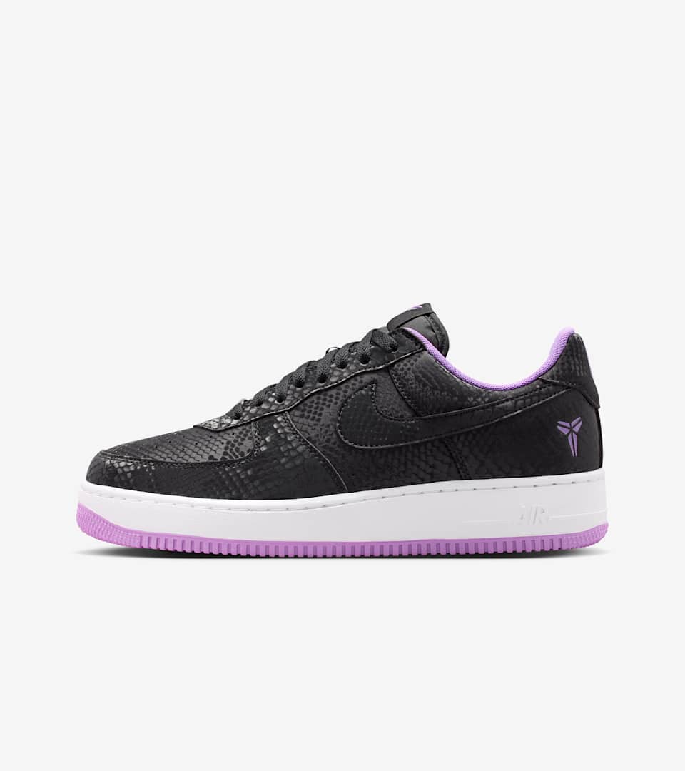 Kobe Air Force 1 Low “Black and Purple Stardust”