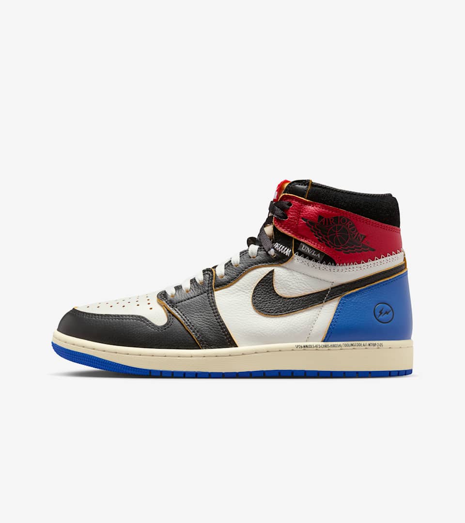 Air Jordan 1 x Union x Fragment “Black and Varsity Red”