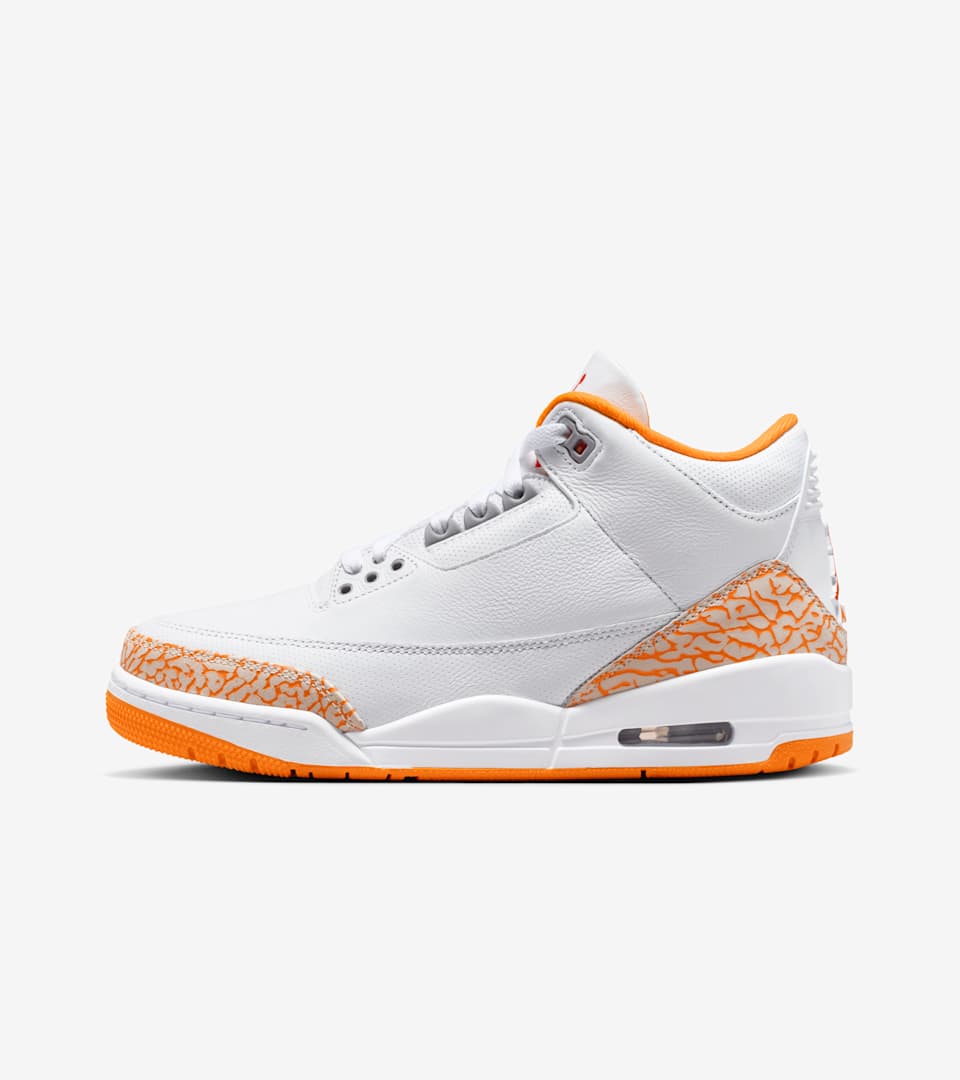 Women's Air Jordan 3 “White and Orange Peel”