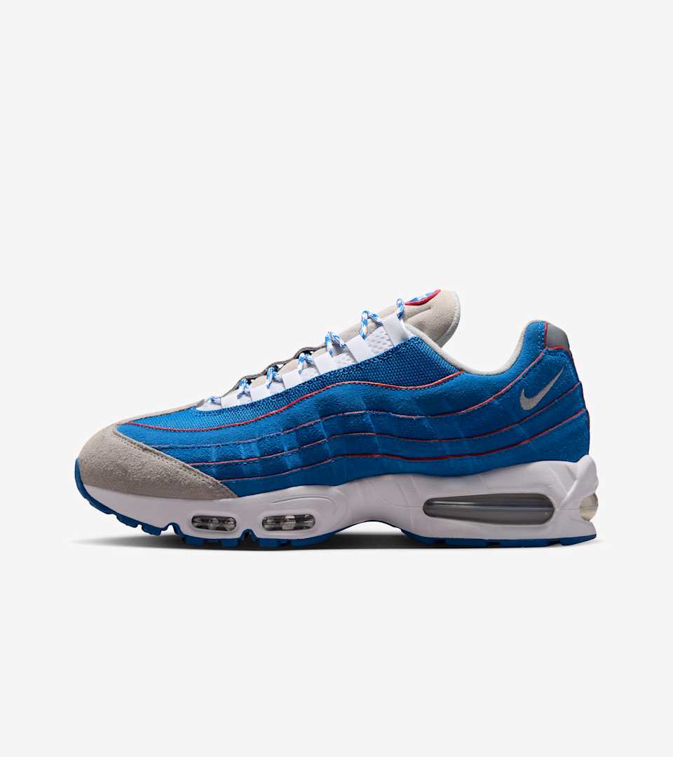 Air Max 95 Big Bubble “Blue Sapphire and Action Red”