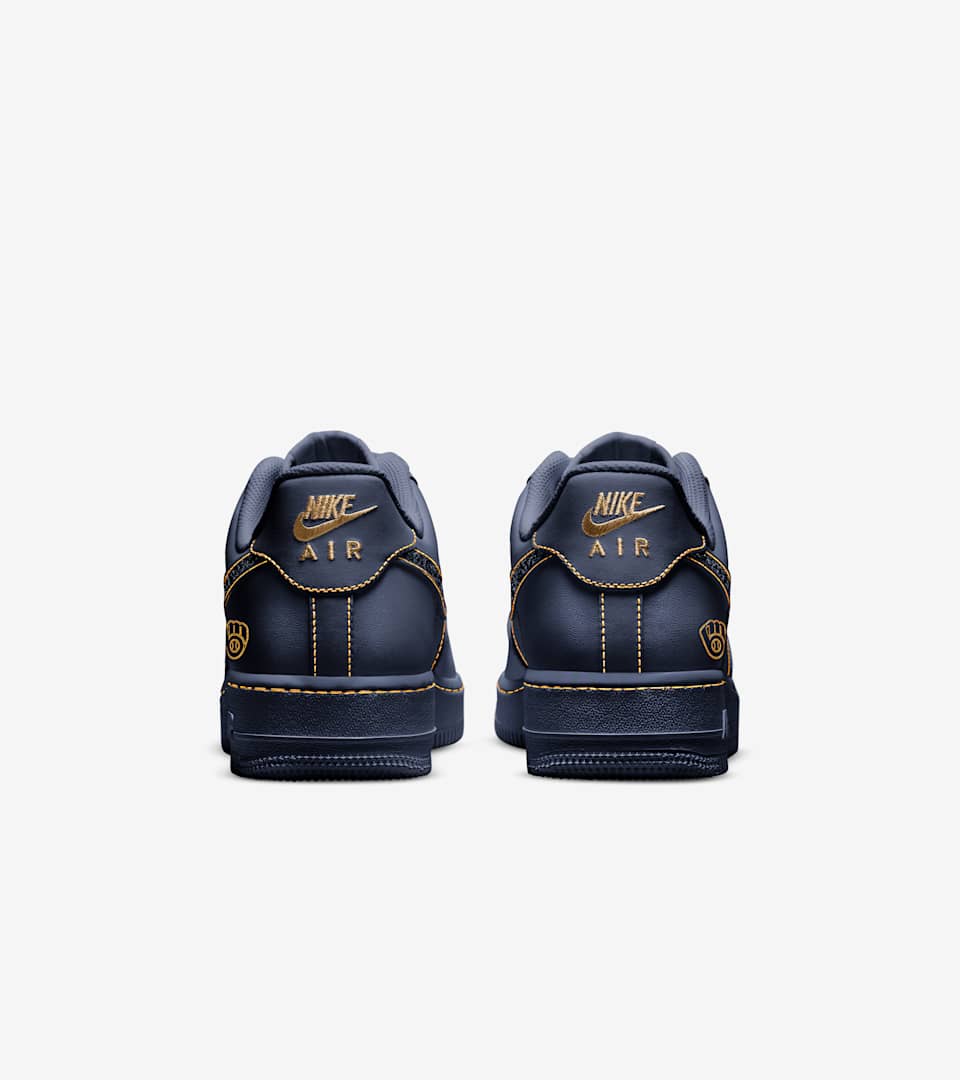 Nike Air Force 1 '07 "Milwaukee Brewers" — view F