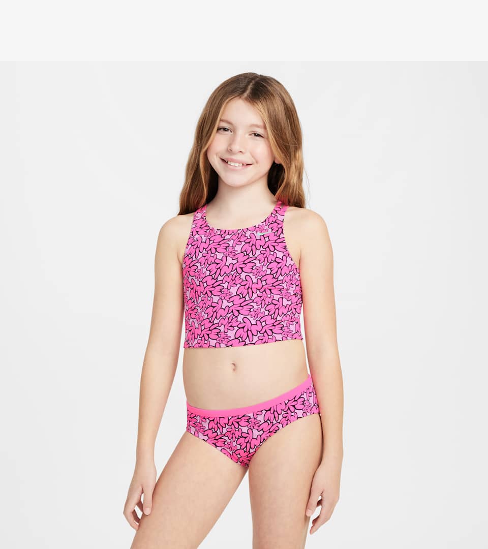 Nike Swim Nike Swim Big Kids' (Girls') Spiderback Midkini Set