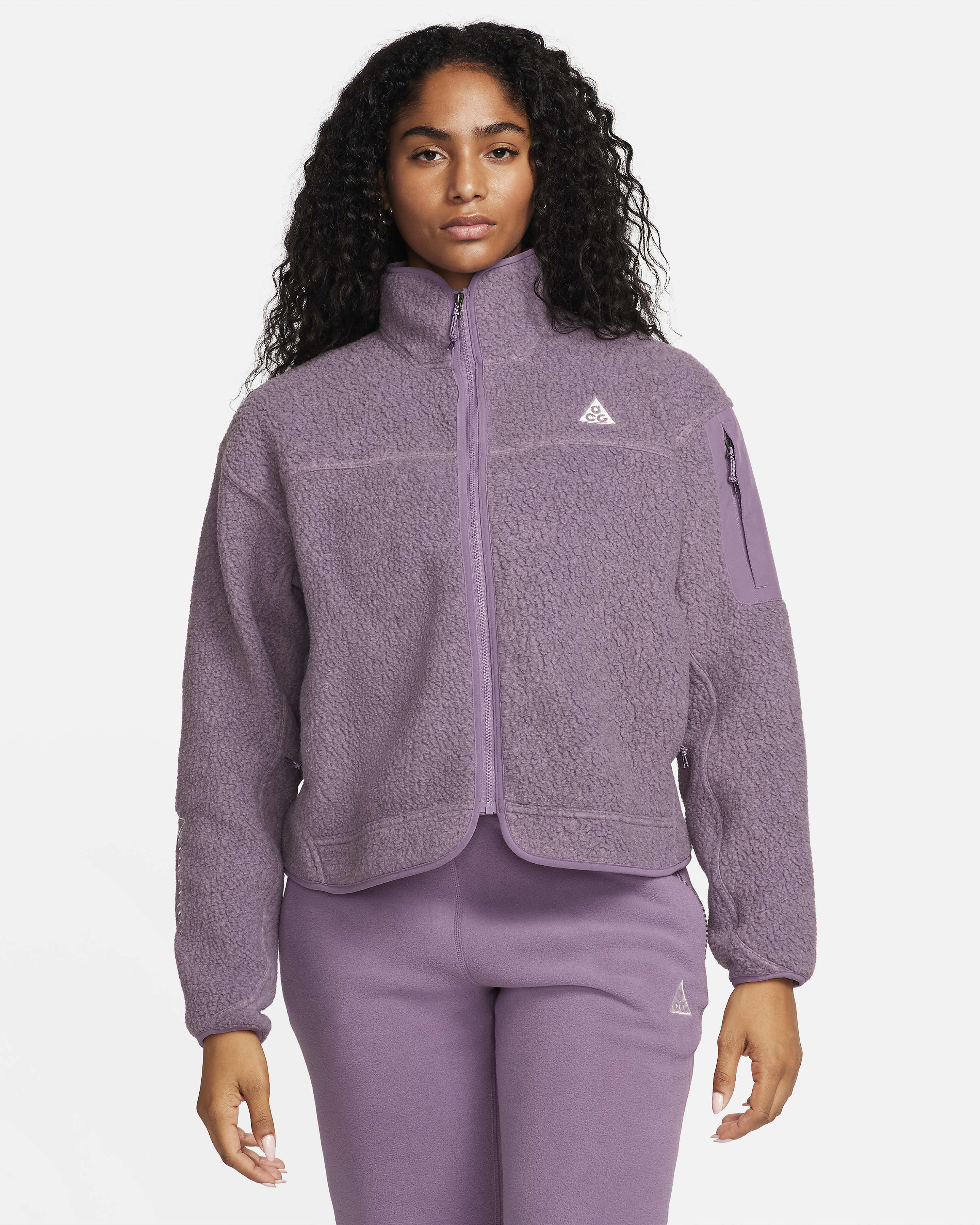 Womens oversized fleece jacket on sale