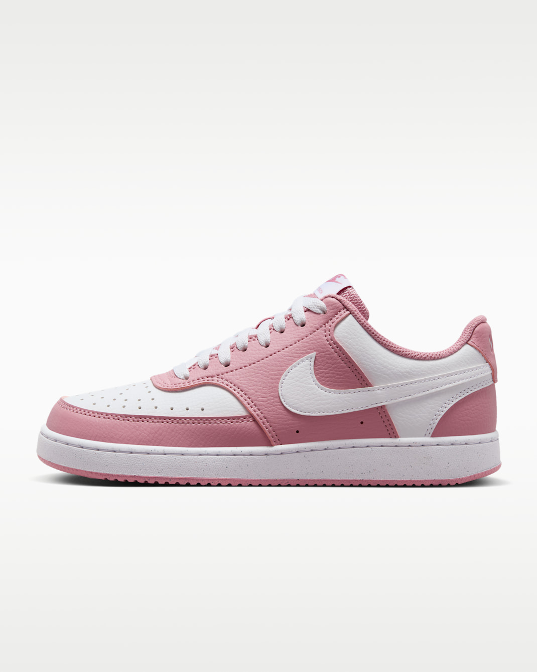 Nike Court Vision Low Next Nature — Elemental Pink/White
