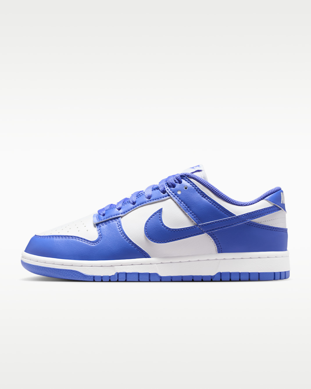 Nike Dunk Low — White/White/Sapphire