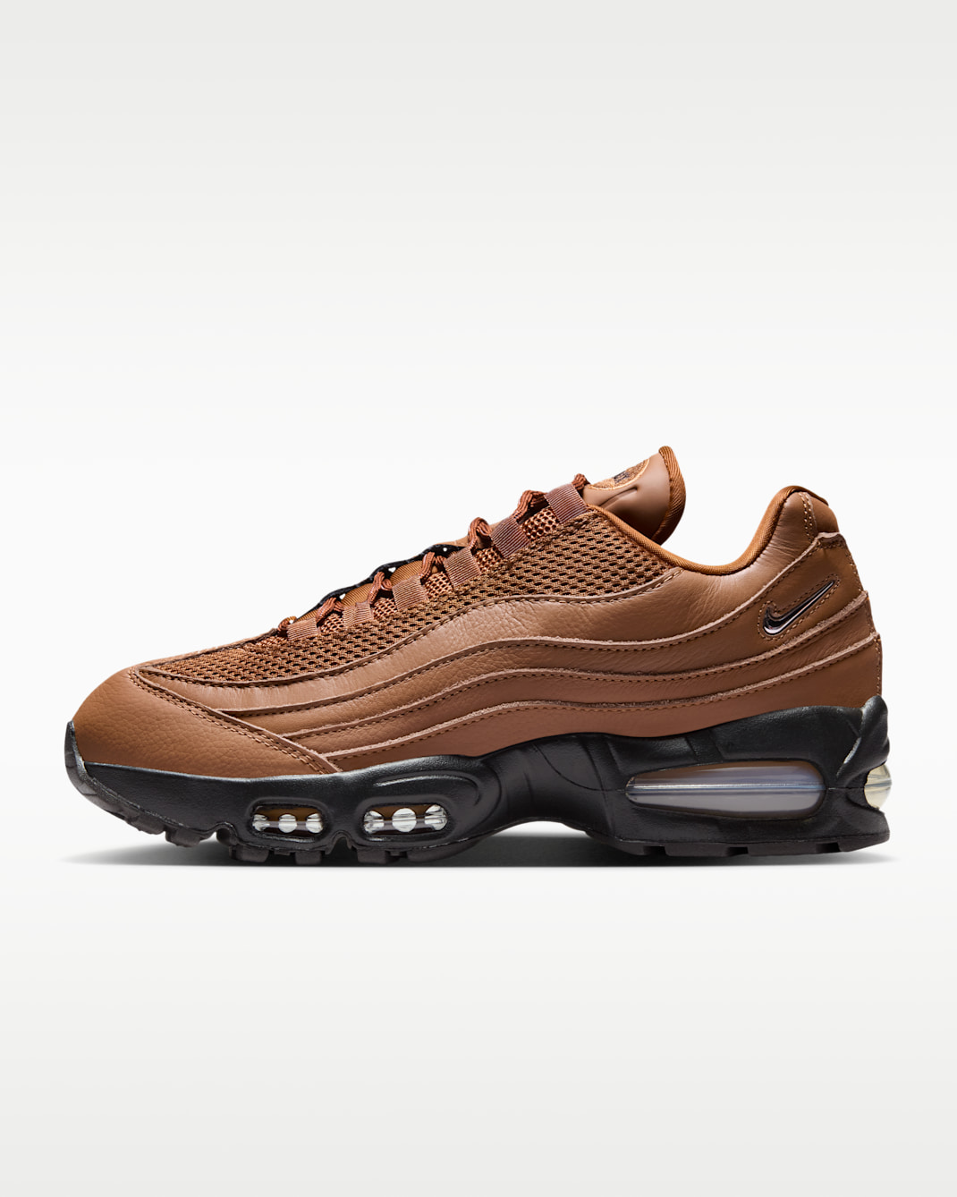 Nike Air Max 95 Women's Shoes — Light British Tan/Velvet Brown/Flax