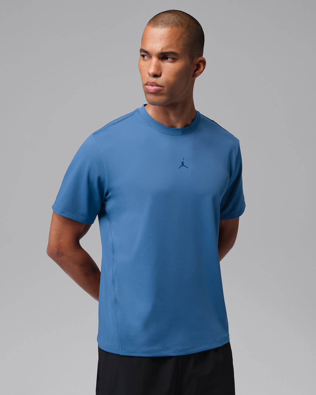 Jordan Sport Flightweight Men's Dri-FIT Short-Sleeve Top - True Blue/Black