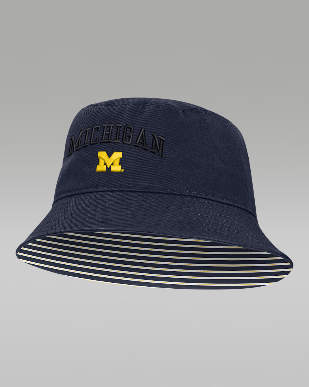 Michigan Primetime Apex Men's Jordan Brand College Bucket Hat - Navy