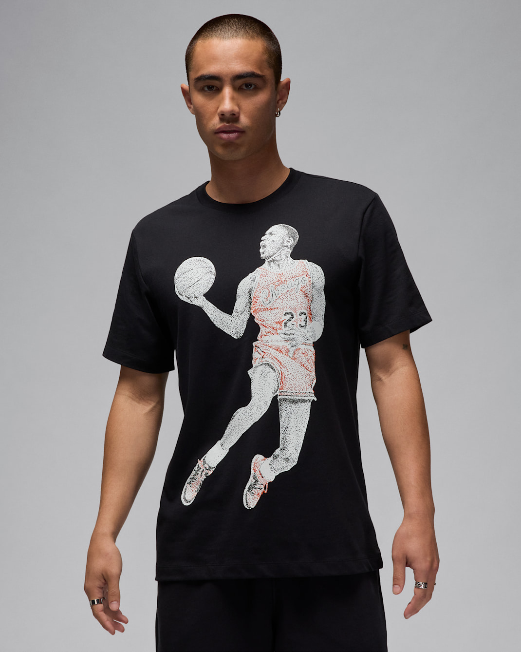 Jordan Men's T-Shirt - Black/Sail